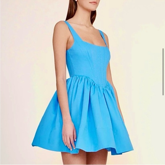 Staud- Landscape Dress -Azure BNWT - Picture 2 of 9